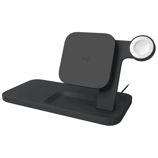 logitech powered 3 in 1 qi wireless charging dock